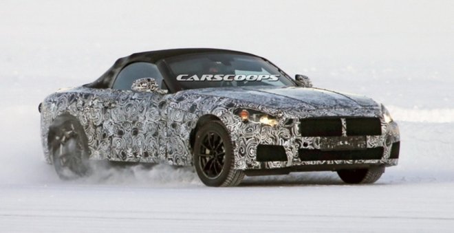 Фото BMW Z5 на стадии испытаний